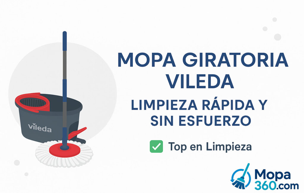 Mopa Giratoria Vileda Easy Wring: La Mejor Solución para Limpiar tu Hogar sin Esfuerzo
