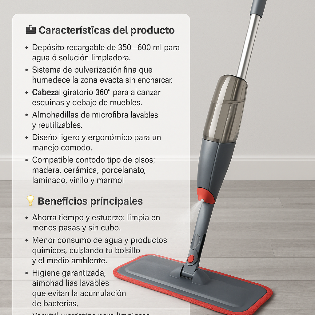 Mopa con Spray